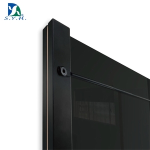 Movable Double-Sided Magnetic <b>Black</b> Partition <b>Board</b> for Workspace Organization - Product Image 2