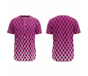 Elegante Camiseta de Béisbol para Equipo – Impresión por Sublimación Personalizada |   Uniforme de Béisbol para Equipo con Logotipo y Números Personalizados |   Poliéster Transpirable - Product Image 3