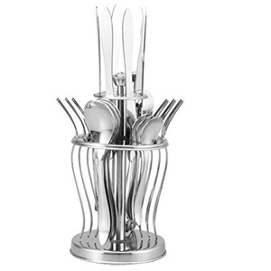 Juego de Cubiertos de Acero Inoxidable Premium Decora de 25 Piezas, Estilo Americano para Cocina y Hogar, Apto para Microondas, Incluye 6 Cucharas de Mesa y 6 Tenedores - Product Image 4