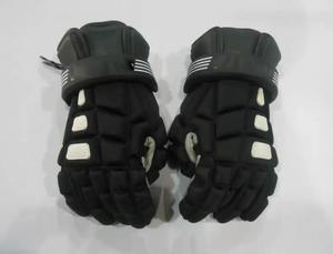 Gants de hockey sur glace en cuir bleu et noir HI-GLOW SPORTS INTERNATIONAL, fermeture à pression réglable, équipement de protection pour adultes, imperméables - Product Image 6