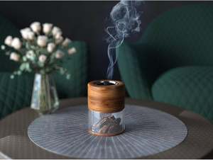 Quemador de Incienso de Madera y Metal Más Vendido, Quemador de Incienso Bakhoor, Quemador de Incienso de Madera a Precio Económico, Decoración para el Hogar al por Mayor - Product Image 4