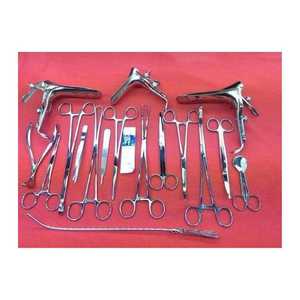 Kit de 47 Piezas de Instrumentos Ginecológicos Manuales de Acero Inoxidable, Espéculo Graves, Pinzas, Juego Completo de Cirugía Ginecológica para Hospital - Product Image 1