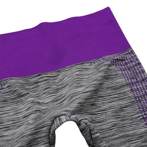 Nouveau ensemble de yoga pour femmes 100% coton respirant motif solide personnalisable haute qualité tendance prix de la mode - Product Image 5