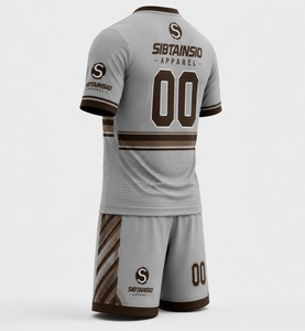 Maillot d'entraînement de football imprimé de haute qualité OEM, kit personnalisé, couleur unique, design unique, ensembles d'uniformes de football - Product Image 4