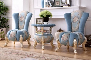 Sillas mecedoras Royal Heritage con reposabrazos tallados en forma de cisne, silla mecedora de madera antigua personalizada en color marrón para el hogar, EE. UU. - Product Image 3