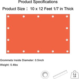 Custom Logo Design K <b>Tarp</b> Waterproof PE Tarpaulins 4X5 3X5M Vietnam Made High-quality Equipment Covers On-Demand 2700N/5cm - Product Image 6