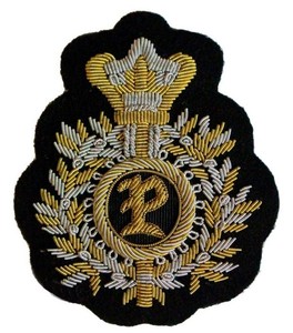 Custom Handmade Luxury Zari Embroidery Badge Premium Gold Thread Applique <b>Sew</b> Patch Blazer Jacket Cap Garment Fashion Decoration - Product Image 5