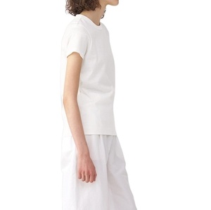T-shirt court à manches courtes pour femme, en coton, couleur unie, logo personnalisé, imprimé, mode été, faible MOQ et prix - Product Image 3