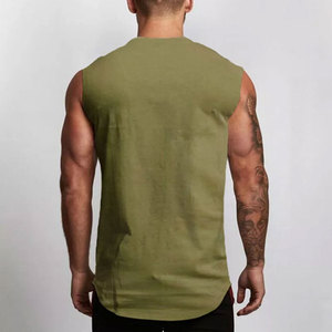 Nuevo diseño de ropa deportiva, camiseta sin mangas de corte regular para gimnasio, para hombre, para verano, al mejor precio, de secado rápido. - Product Image 2