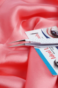 Pinzas de Extensión de Pestañas de Acero Inoxidable con Punta de Fibra de Alta Precisión y Logotipo Personalizado, 45 Grados, para Artistas de Pestañas - Product Image 3