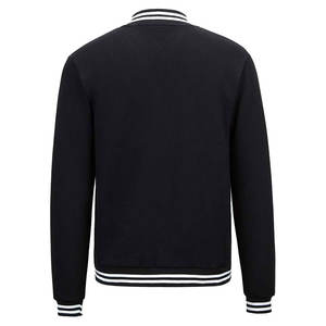 Chaqueta Varsity Personalizada 2025 Marrón, Blanca y Dorada, Tipo Bomber con Cierre Completo, Chaqueta Varsity Cortavientos para Hombre - Product Image 3