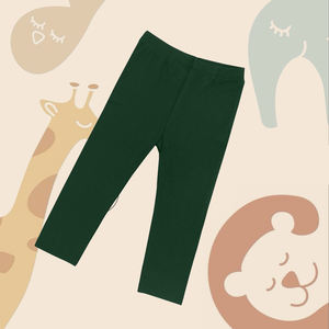 Leggings pour tout-petits, doux et respirants, 100% coton ou coton de bambou avec 5% d'élasthanne - Product Image 1