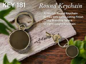 Superfine Dual-Size Smart Look Car Keychain Lightweight Metal Leather Carabiner with Large Branding Space for <b>Promotions</b> - Product Image 6