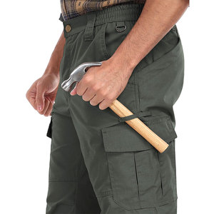 Pantalones Cargo Reflectantes para Hombre, Alta Visibilidad, Ropa de Trabajo Nocturna Segura, Pantalones Deportivos Multibolsillos, Ropa Técnica - Product Image 3