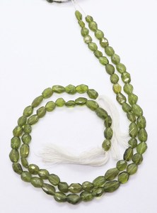 ลูกปัดเวสโซไนต์ธรรมชาติทรงรีเหลี่ยมเพชรพลอยขนาด 5-6 มม. ลูกปัดพลอยเวสโซไนต์สีเขียวทรงรีเหลี่ยมเพชรพลอยขนาด 12 นิ้ว จำนวนมาก - Product Image 5