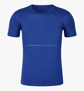 Camisetas Deportivas de Secado Rápido para Hombre, 100% Microfibra de Poliéster, Diseño Sólido con Impresión de Logotipo Personalizado, Venta al Por Mayor - Product Image 1
