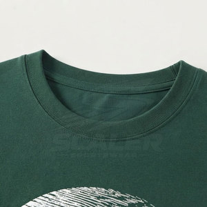 T-shirt surdimensionné 100 % coton épais pour homme, coupe ample, épaules tombantes, manches courtes, décontracté, séchage rapide, écologique - Product Image 4