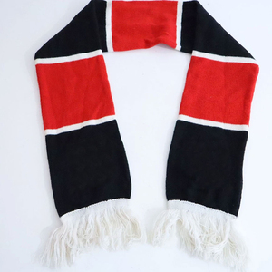 Écharpes de sport en jacquard tricoté double face personnalisées, de la meilleure qualité, pour l'automne et l'hiver, pour les fans de football des clubs masculins - Product Image 1