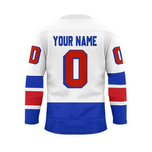 Últimos Diseños Personalizados de Camisetas de Hockey sobre Hielo con Logotipo a Color, Estilo Nuevo, Tejido de Malla con Paneles Cosidos, Manga Larga, para Todos los Deportes - Product Image 6