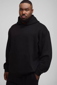 Vente en gros de sweats à capuche en coton surdimensionnés pour hommes, personnalisables, avec fermeture éclair, logo OEM, fabricant en gros - Product Image 4