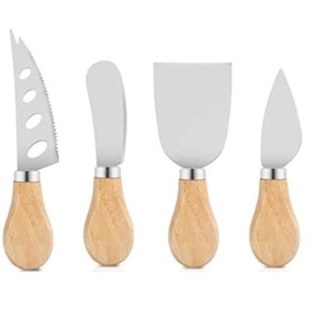 Ensemble de couverts en bois d'acacia avec manche en bois, comprenant cuillères à dîner et à dessert, très vendu - Product Image 3