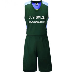 Uniforme de basket-ball réversible personnalisé pour hommes, vêtements de sport de basket-ball à séchage rapide, vêtements de basket-ball pour jeunes - Product Image 1