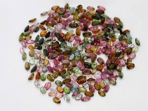 คุณภาพ3A 6มมพลอยพลอยสีชมพูทัวร์มาลีนหลายเหลี่ยมเพชรพลอยหลวมอัญมณีธรรมชาติราคาขายส่ง - Product Image 3