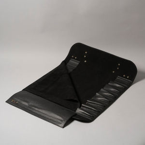 High Quality <b>Leather</b> Chef Knife Bag Large Capacity <b>Tool</b> Bag Multi Chef <b>Tool</b> Storing Pouch <b>Leather</b> <b>Roll</b> up <b>Tool</b> Pouch LKR-0256 - Product Image 3