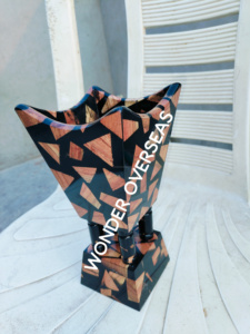 El mejor quemador de incienso de resina difusor de aromaterapia de epoxi y madera para Bakhoor e incienso Madkhan titular decoración del hogar - Product Image 4