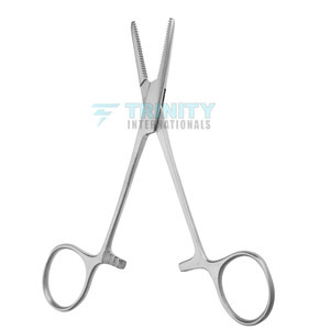Équipement chirurgical hospitalier : Pince hémostatique Mosquito droite, outil médical professionnel - Product Image 2