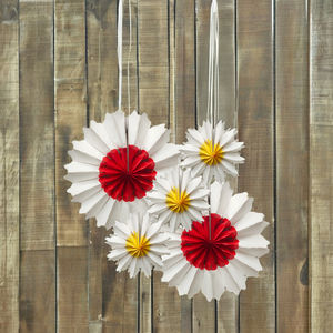 paper <b>honeycomb</b> Christmas <b>Decorations</b> Festive Home Ornament - Product Image 6