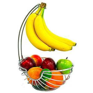 Corbeille à fruits double couche moderne pour cuisine, plateau à fruits amovible, panier à collations en fer forgé portable pour salon, multifonctionnel - Product Image 3