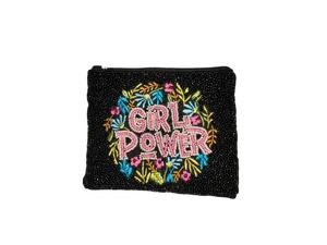 Mini sac à fermeture éclair brodé de conception de cactus de perles de rocaille de qualité supérieure avec un look tendance et élégant de luxe pour les filles de l'Inde - Product Image 2