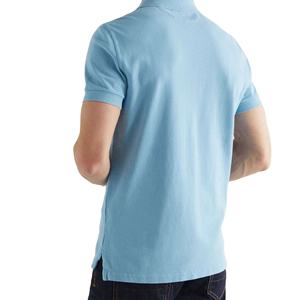 Half Sleeve <b>Men</b> Stand Collar Button Wholesale Knitted Breathable Cotton Jersey <b>Shirt</b> OEM Service Customized <b>Men</b> Polo <b>Shirts</b> - Product Image 6