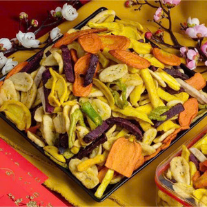 OEM Vietnam Chips de fruits mélangés 7 variétés tropicales VF Croustilles frites sous vide Prix de gros - Product Image 2