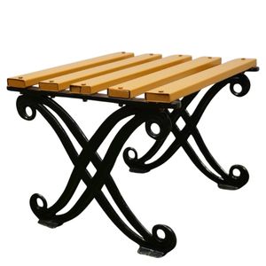 Wooden and <b>metal</b> garden <b>bench</b> Garden furniture for home Durable yard <b>bench</b> Outdoor indoor seating Hotel patio <b>bench</b> - Product Image 1