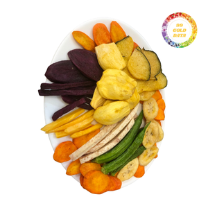 Premium Vacuum Fried <b>Dried</b> VF Mixed Fruit <b>Vegetable</b> Chips For Wholesale - Product Image 3