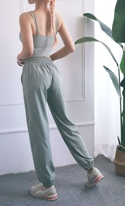 Pantalones Deportivos de Cintura Alta para Mujer con Bolsillos, Pantalones de Yoga, Pantalones Deportivos para Gimnasio - Product Image 2