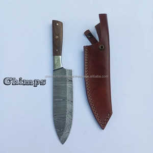 Nuevo cuchillo de Chef de acero de Damasco forjado a mano, cuchillos de cocina japoneses para cortar cocina diaria, mango de madera - Product Image 3