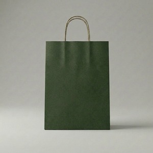 <b>Biodegradable</b> Kraft <b>Paper</b> Boutique Bag with Twisted Handles - Product Image 1