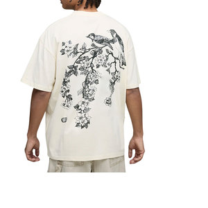 Camiseta Personalizada al por Mayor para Hombre, Estilo Urbano, 100% Algodón, Talla Grande, Diseño Personalizado, Color Beige, Calidad Premium, Cosida, 2026 - Product Image 5