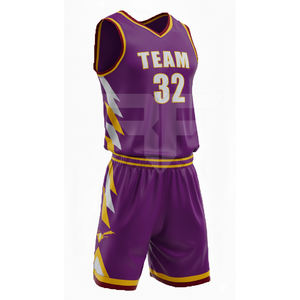Maillot de basket sans manches personnalisé à séchage rapide pour équipe – Tenue de basket durable - Product Image 1