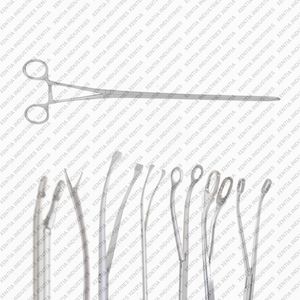 Instrumentos Quirúrgicos VATS para Cirugía Torácica Mínimamente Invasiva, Juego de Herramientas Quirúrgicas de Acero Inoxidable para Cirugía Toracoscópica - Product Image 6
