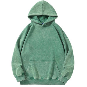 Sudadera con Capucha Estilo Clásico para Mujer, Lavado Ácido, Costuras Duraderas, Tacto Suave, Atuendo Casual, MOQ Bajo - Product Image 1