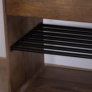 ตู้เก็บรองเท้าไม้มะม่วงแท้ วานดาน่า รอยัล ฟิลด์ พร้อมที่เก็บของ - Product Image 6