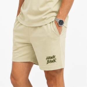 Ensemble t-shirt et short en coton pour homme, qualité supérieure, tissu 100% coton, doux et respirant, ensemble été pour homme - Product Image 5