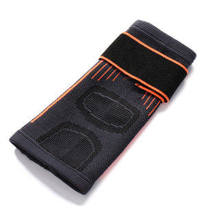 Soporte de compresión para codo de nailon/spandex y neopreno grueso con logo personalizado para gimnasio, levantamiento de pesas, powerlifting - Cierre de tirar y subir - Product Image 3