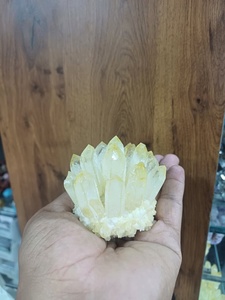 Citrine <b>crystal</b> <b>cluster</b> golden quartz mineral formation decorative specimen for home styling collection display and gifting - Product Image 1