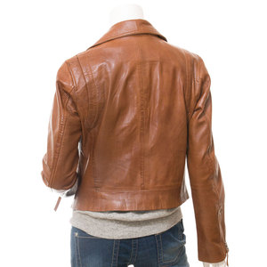 Women <b>Leather</b> <b>Biker</b> <b>Jacket</b> Slim Fit Genuine <b>Leather</b> Moto Style Wholesale Women <b>Real</b> Sheepskin <b>Leather</b> <b>Jacket</b> Vintage Motorcycle - Product Image 2