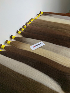<span class=keywords><strong>Capelli</strong></span> Vergini Vietnamiti Super Double Drawn all'Ingrosso, <span class=keywords><strong>Colore</strong></span> Chiaro, <span class=keywords><strong>Biondo</strong></span> <span class=keywords><strong>Rame</strong></span>, Grigio Scuro, Nasa Hair 100g - Product Image 1